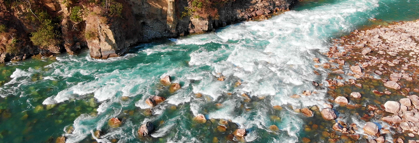 River stream background